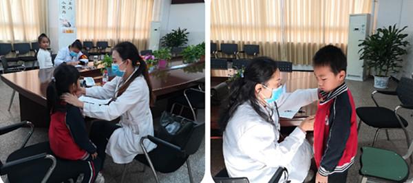 攀枝花南山实验学校组织学生进行健康体检