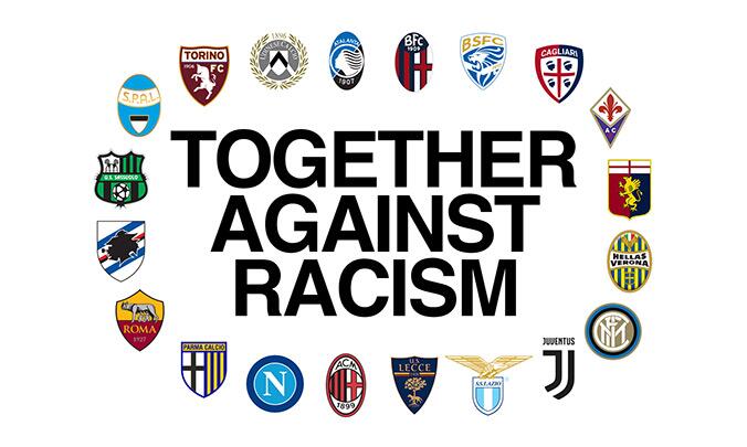 意甲球队公开信:反对种族歧视,我们需要立即行动