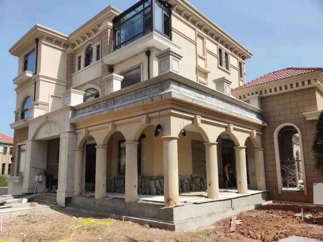 金展鸿大理石漆刷新湖南株洲北欧小镇别墅