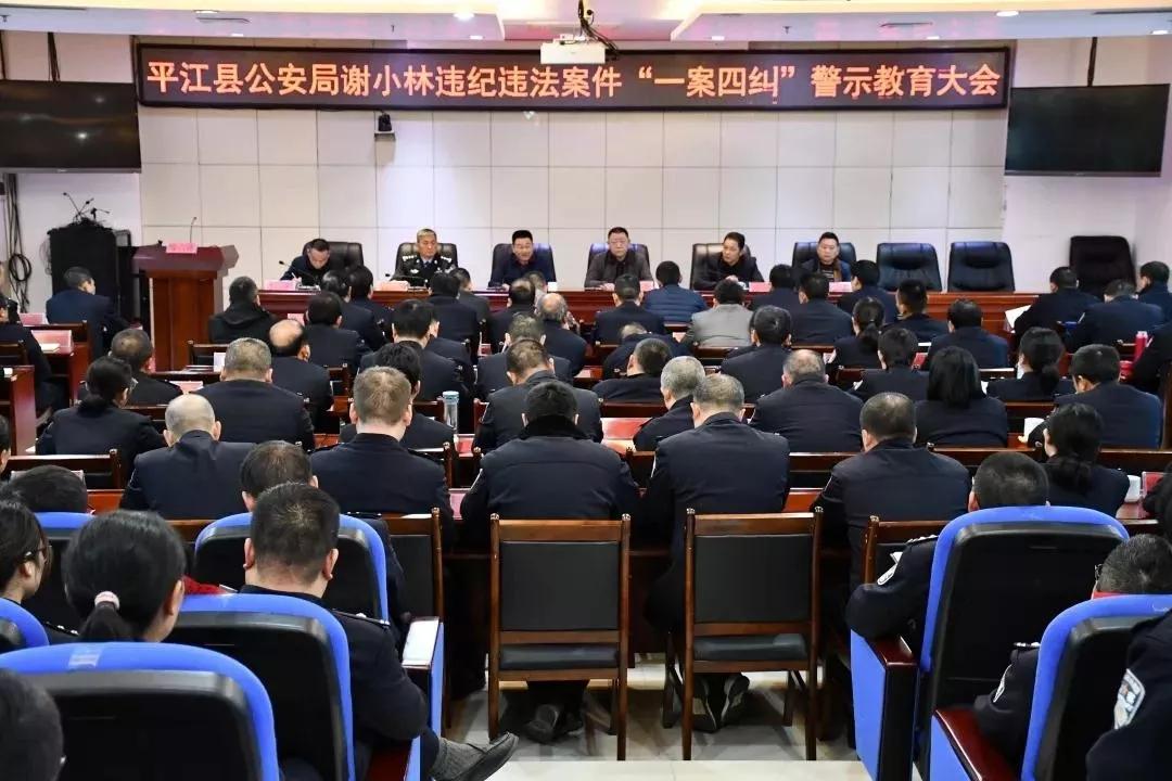 平江县原公安局党委副书记,副局长谢小林腐败涉黑"保护伞"警示录