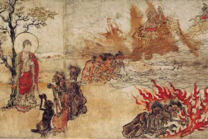 慈悲救济|《饿鬼草纸图》 为您详解“放焰口”的由来_搜狐网