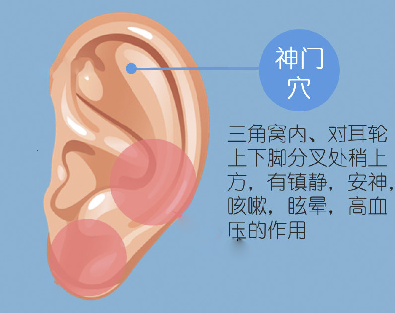 耳门的准确位置图图片