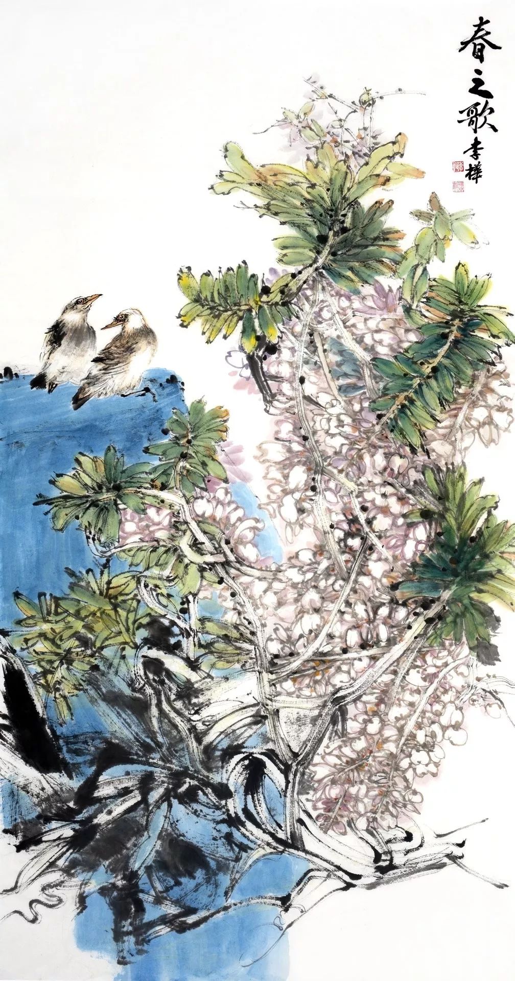 李桦第2期重彩写意花鸟画技法班12月15日开课