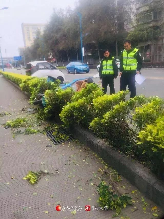 突發丨桂林上海南路發生重大車禍!車主當場腦出血,現場慘烈!