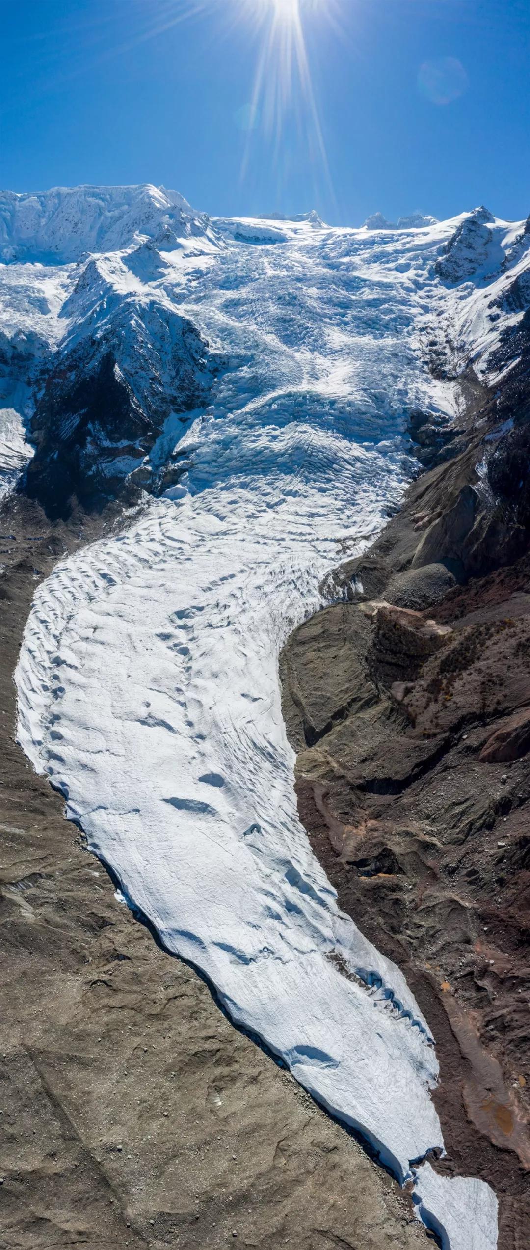 冰川地貌冰碛图片
