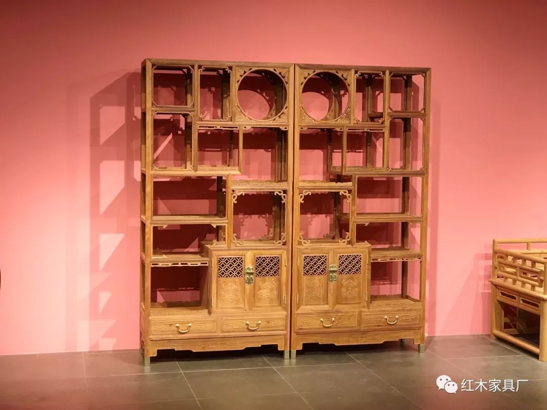 家具严选缅甸花梨大果紫檀福禄博古架