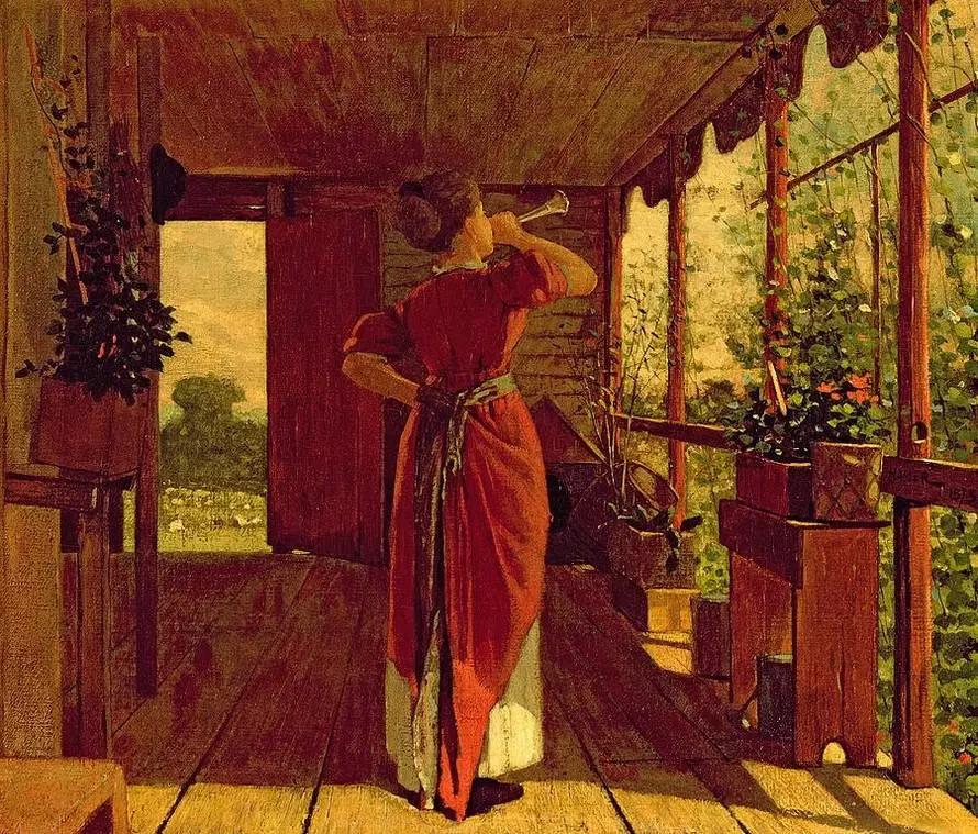 美国风景画家,温斯洛·霍默,19世纪下半叶最重要的美国画家之一_作品