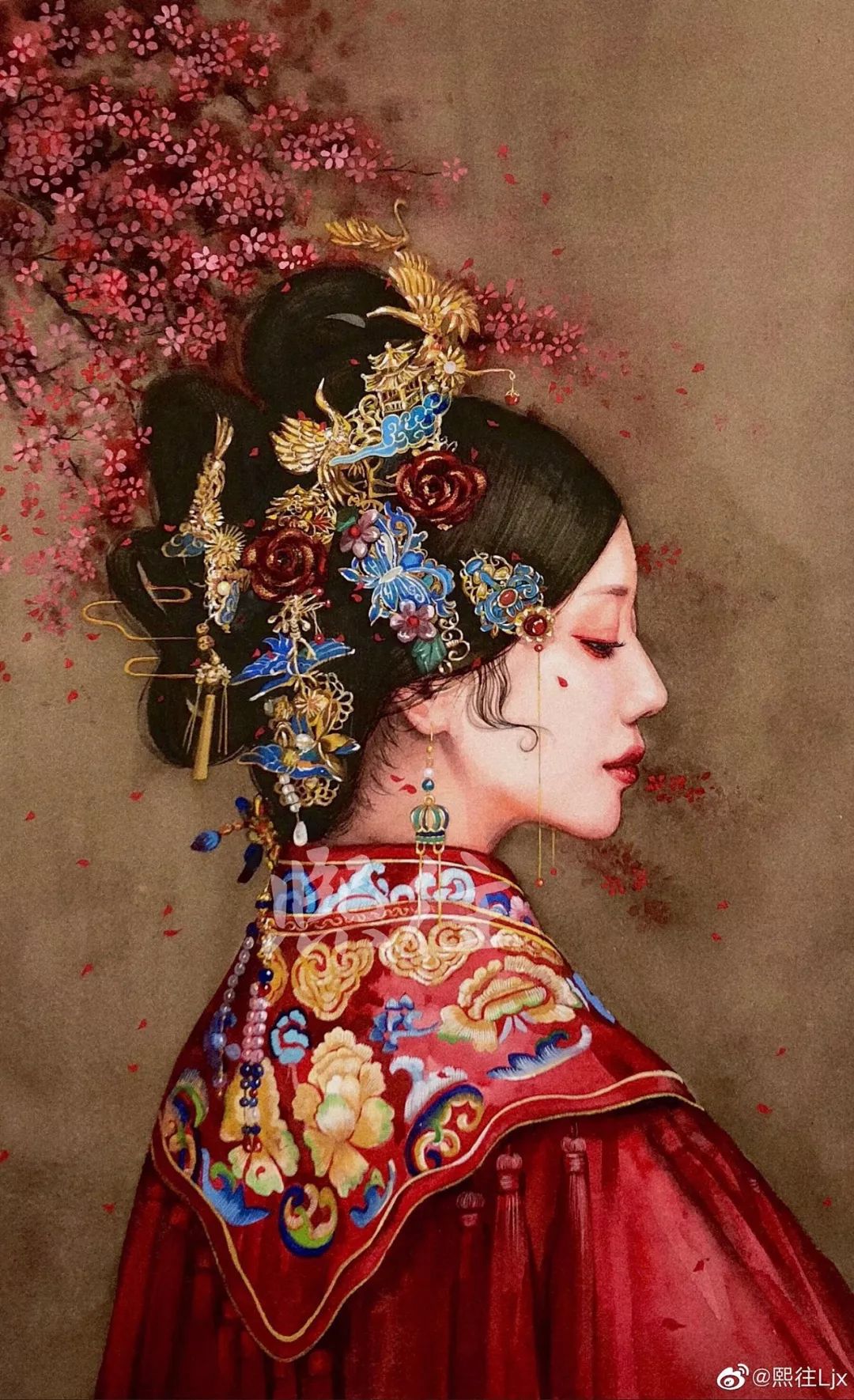 画皮画骨难画魂,她笔下的妖魔美成凡间精灵,网友:好想娶回家!_人物