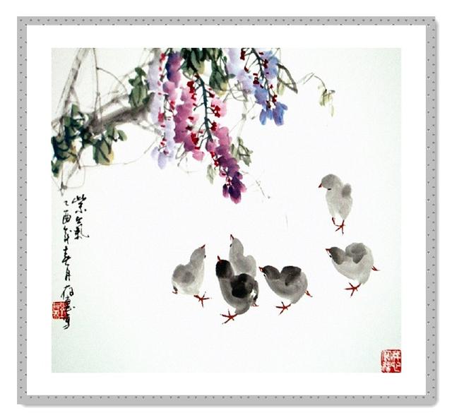 水墨柔情刘存惠写意花鸟画