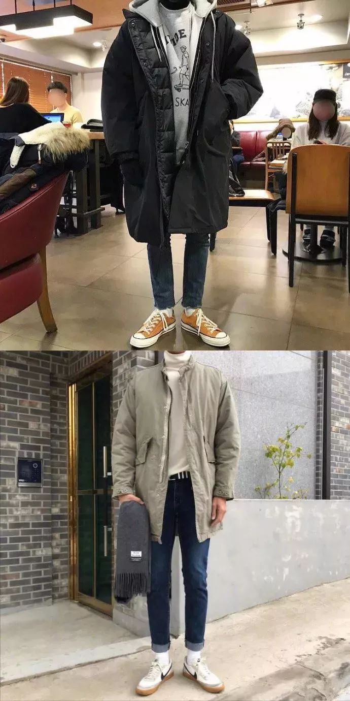 男装搭配冬季男生时尚穿搭帅气又保暖