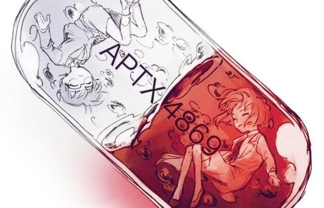 从客观事实上来讲,柯南和灰原哀都是因为吃了aptx-4869这种毒药才使