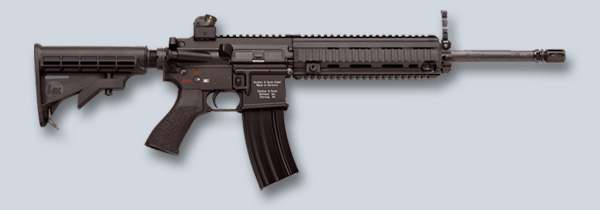 根据我们查阅的资料显示,击毙本拉登的枪械为hk416自动步枪,当时