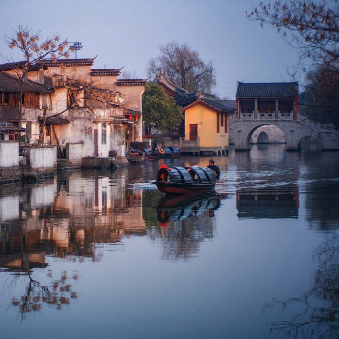 【美图美景】浙江绍兴四大古镇之一的安昌古镇.