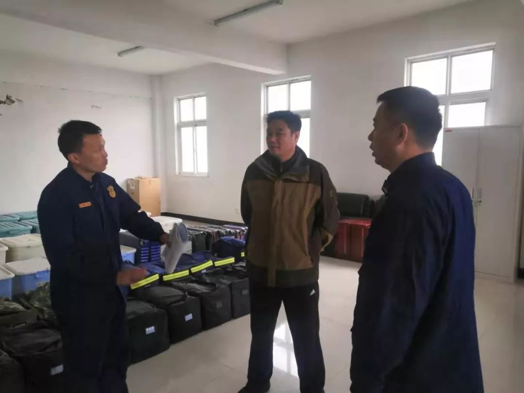 李荣支队长带队督导沭阳消防安全工作