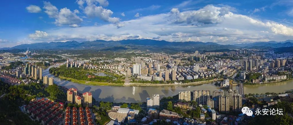 永安连续25年上榜福建省经济实力十强县市高清图对比近40年城区面积