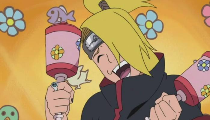 迪达拉没有血继限界他只会一种秘术而已证据在这里