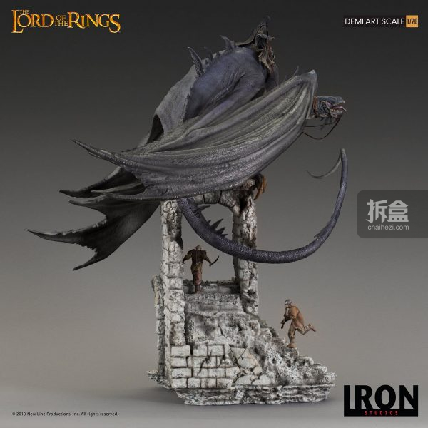 ironstudios指环王魔戒戒灵龙120场景雕像