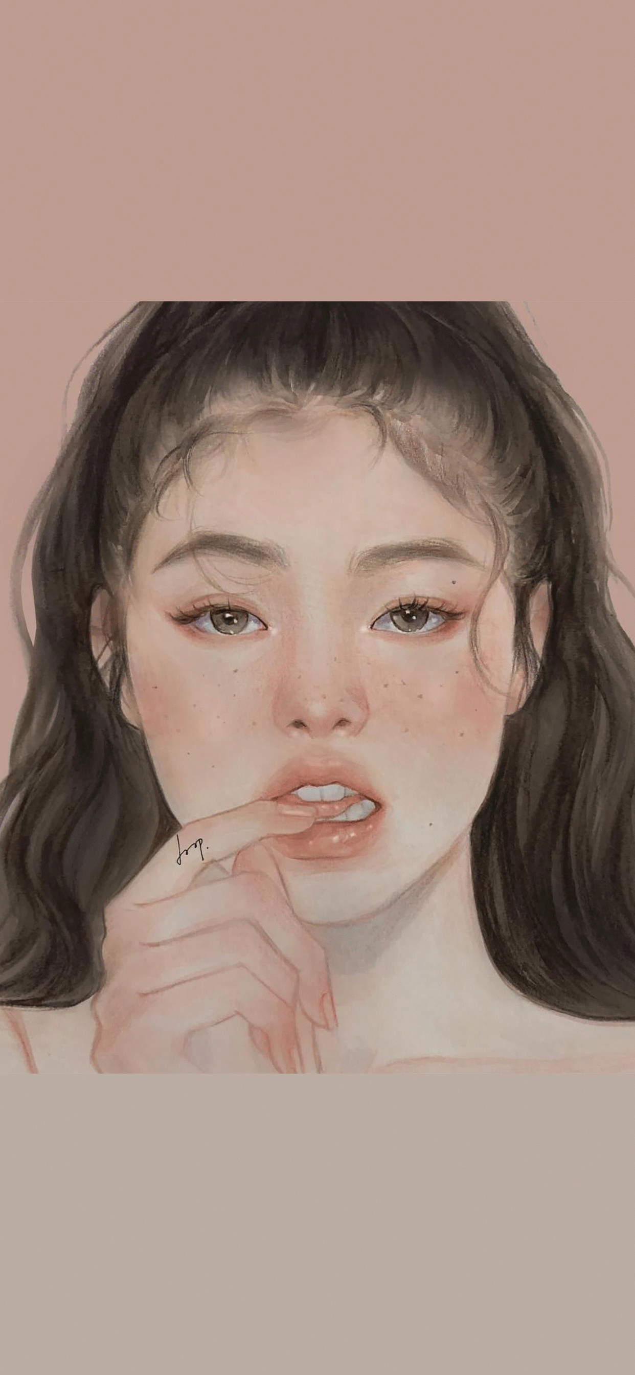 人物插画壁纸丨神仙画手,好看哭!