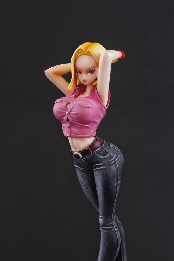 重涂眼镜厂闪光魅力人造人18号手办