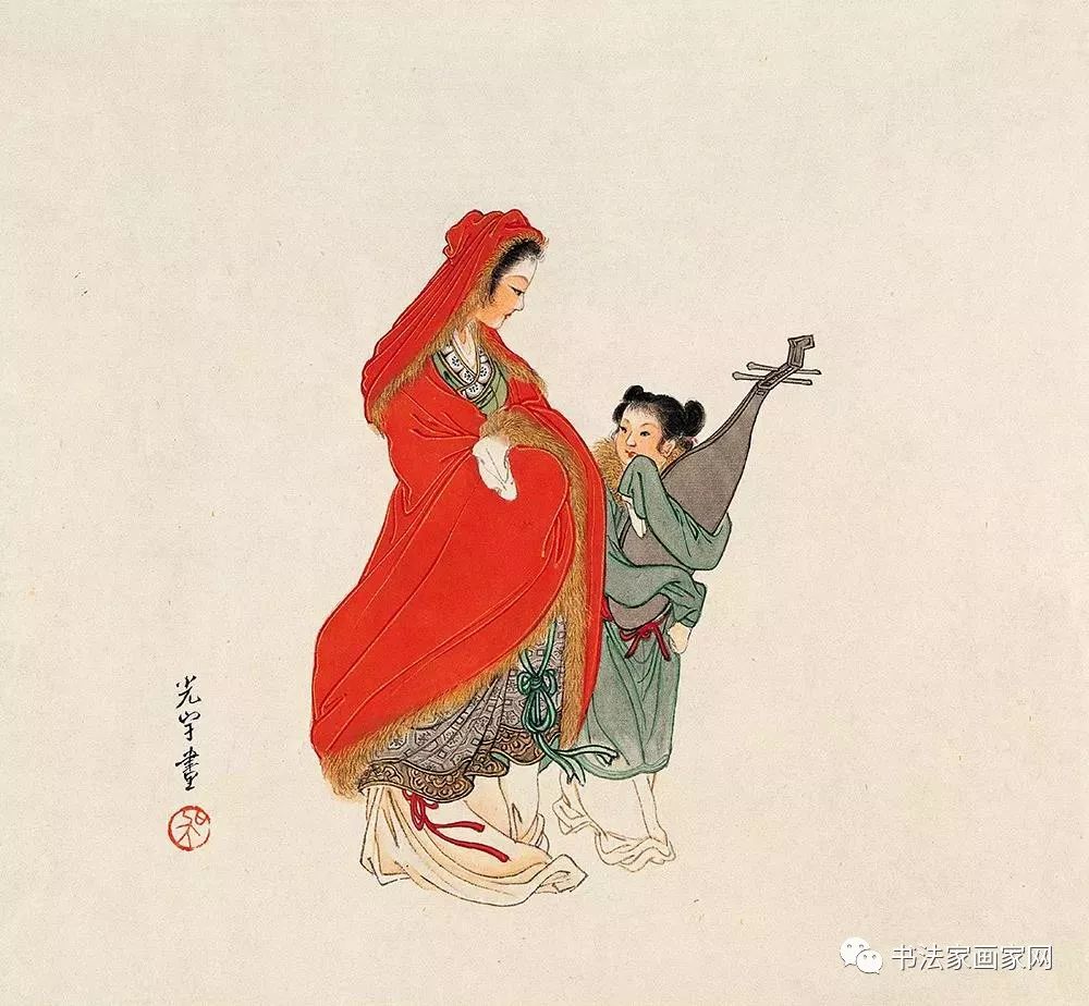 宋画大家吴光宇古典人物工笔画部分作品欣赏