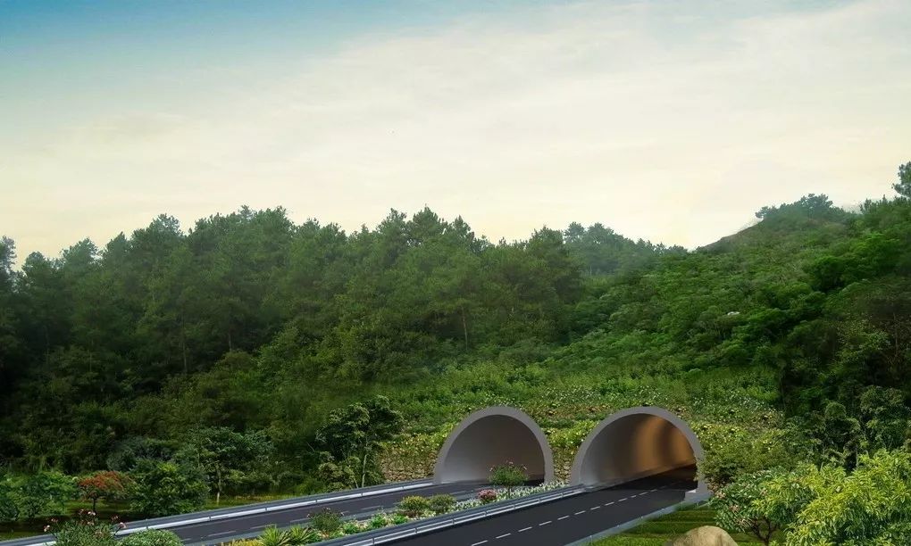 将军山隧道效果图.