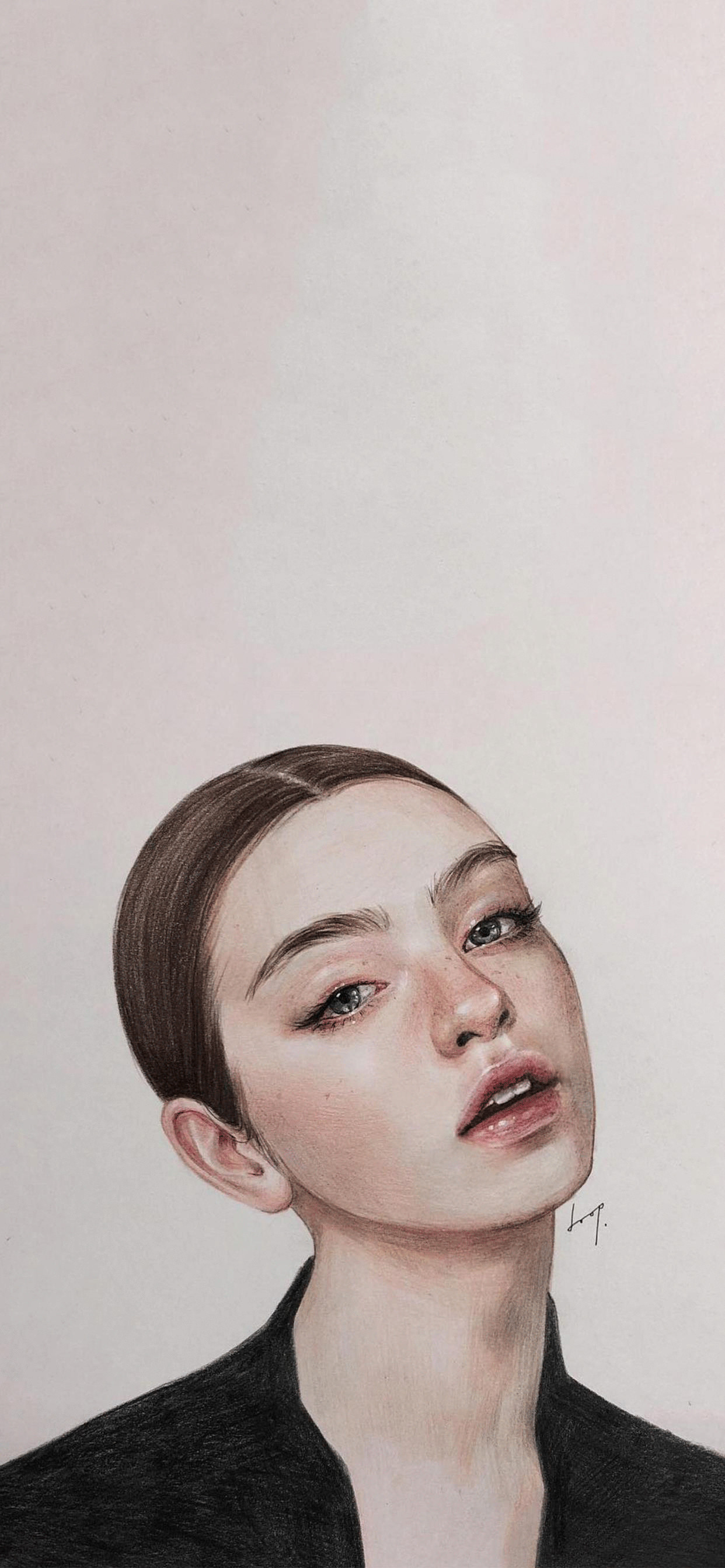 人物插画壁纸丨神仙画手,好看哭!