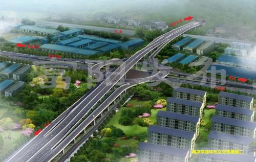 富阳大桥连接线鹿山(大盘山)隧道工程,起点位于西环北路与公望街交叉