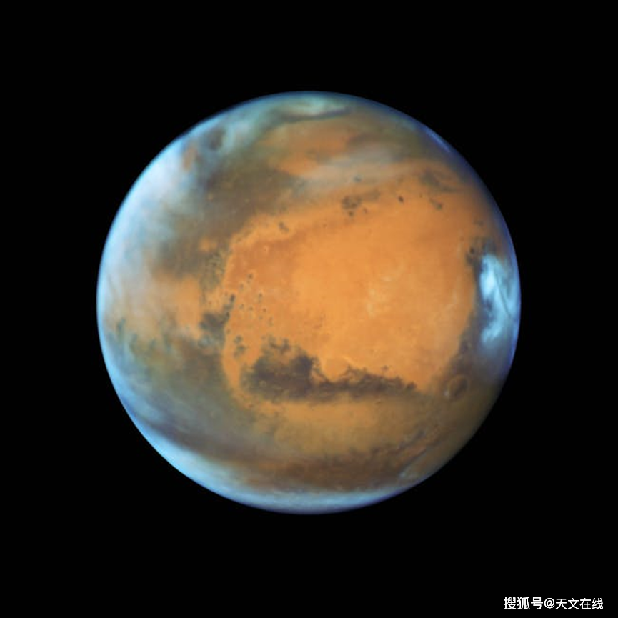 地球上看火星的照片图片