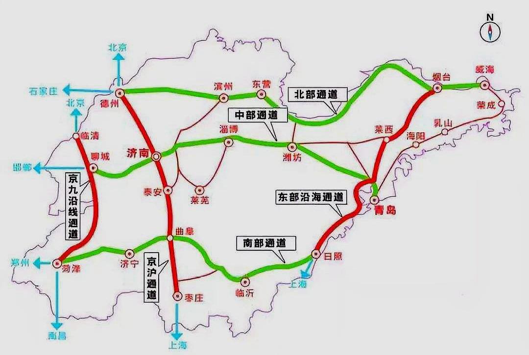 介绍一条山东在建的一条高铁线,这条线路的名称叫做潍莱高速铁路,潍