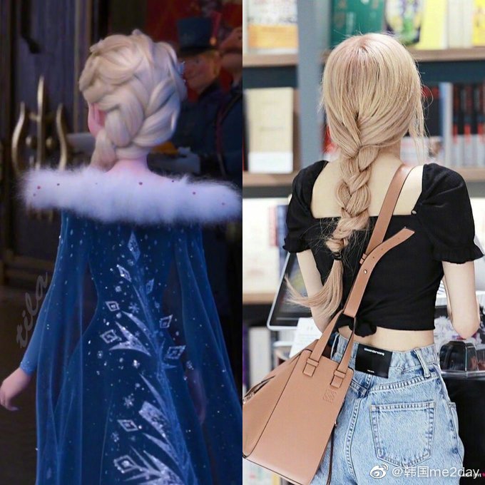 拥有迪士尼公主一般的美丽善良坚定专属blink们的金发公主