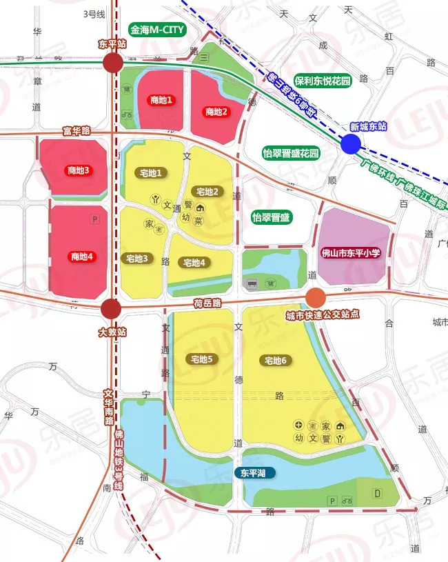 佛山自然资源局公示了《佛山市东平新城东部片区控制性详细规划》 批