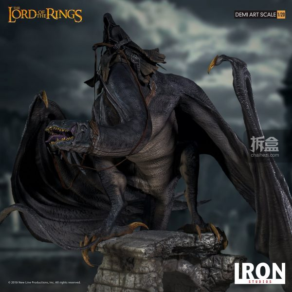 ironstudios指环王魔戒戒灵龙120场景雕像