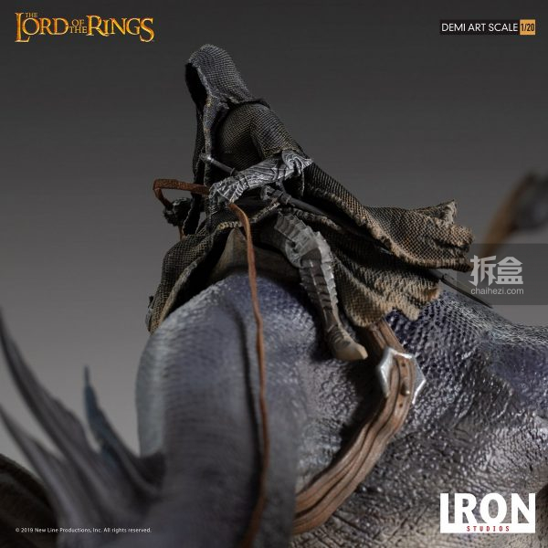 ironstudios指环王魔戒戒灵龙120场景雕像