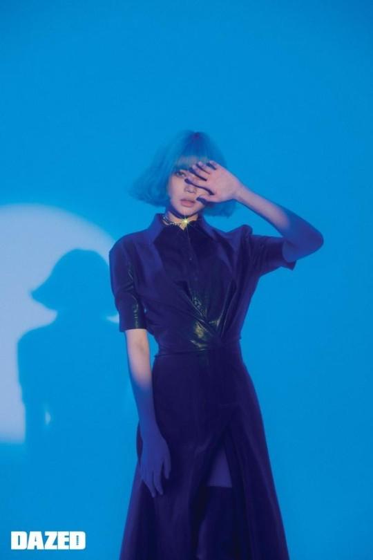 韩国新人女歌手blued最新杂志写真曝光