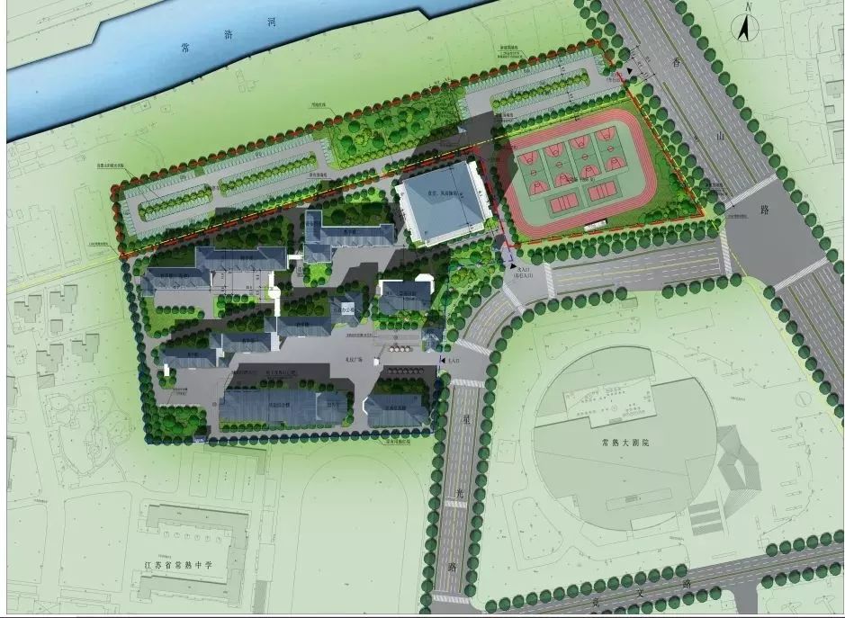 常熟这所重量级中学改扩建开始了…_昆承