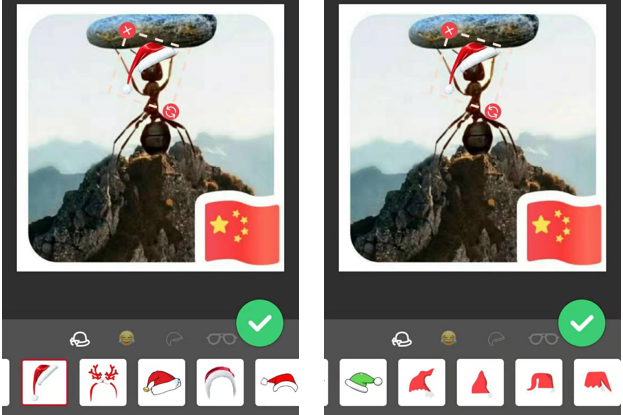 2019圣诞节微信头像戴上圣诞帽,教你一招自己作不求人!