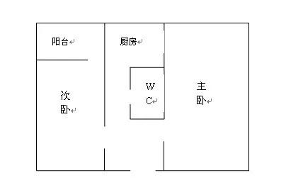 水火十字线户型图图片