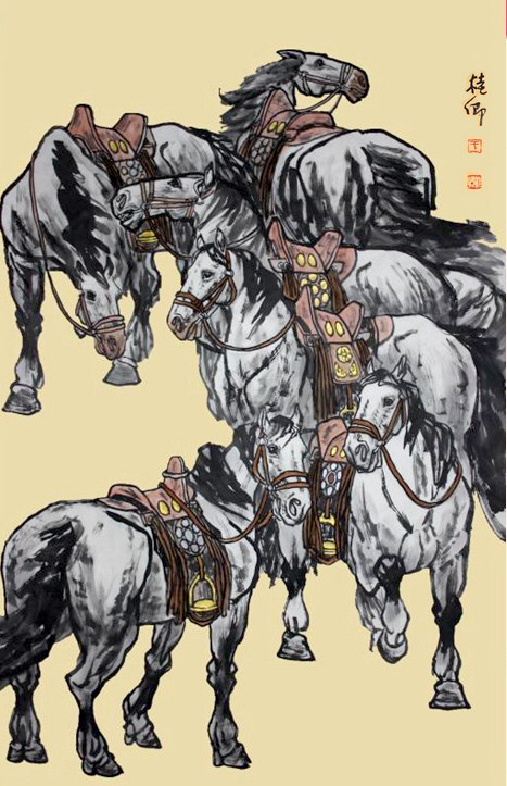 王桂卿先生《骏马作品》欣赏