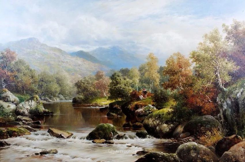 特别吸引人的自然主义风格英国艺术家williamhenrymander