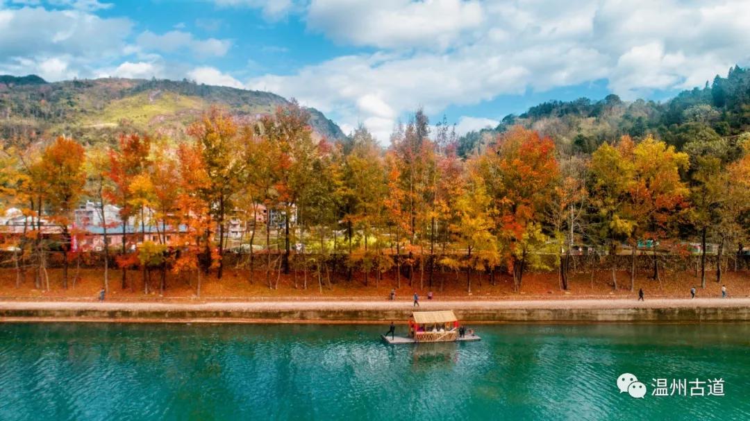 原创太撩人了当楠溪绝美枫景遇见最豪华古道一定不要错过