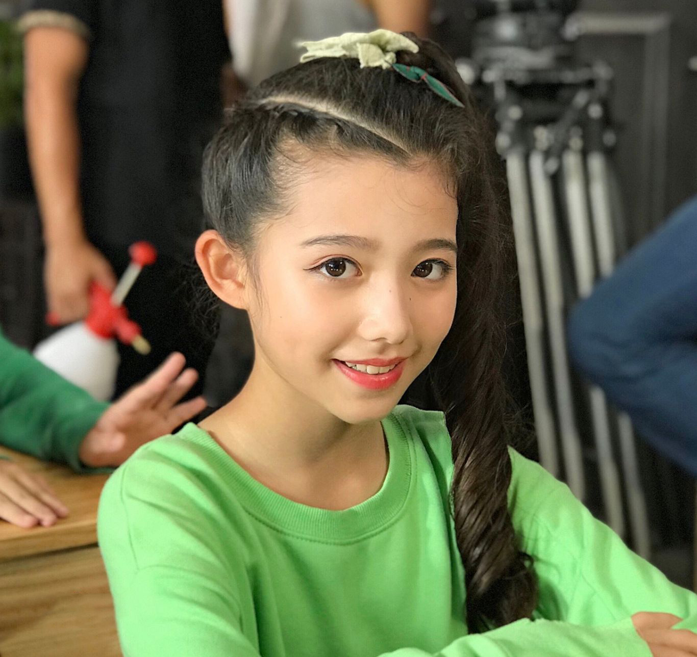 《舞法天女》的法苏天女春宝,00后中法混血,如今12岁长这样_白洋