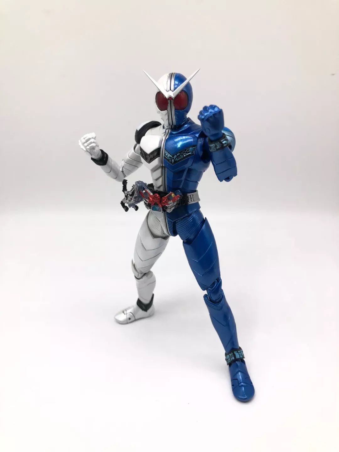 假面骑士w 獠牙扳机 双形态 真骨雕,重涂制作