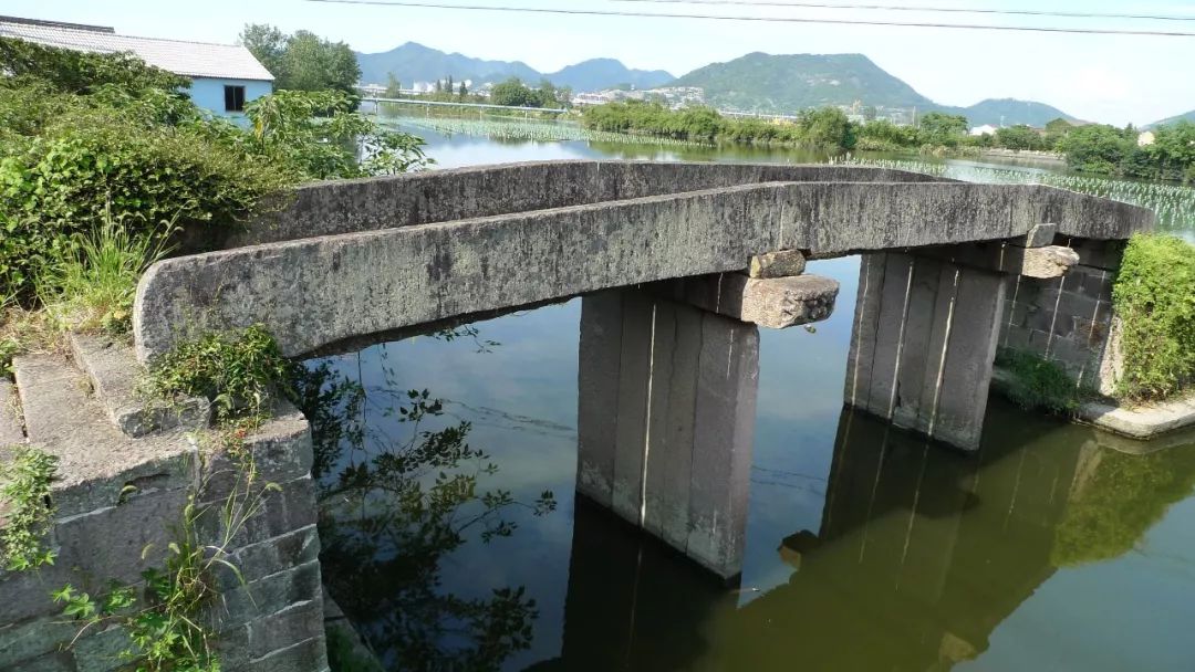 发现鄞州大涵山桥宁波最古老的石墩石梁桥