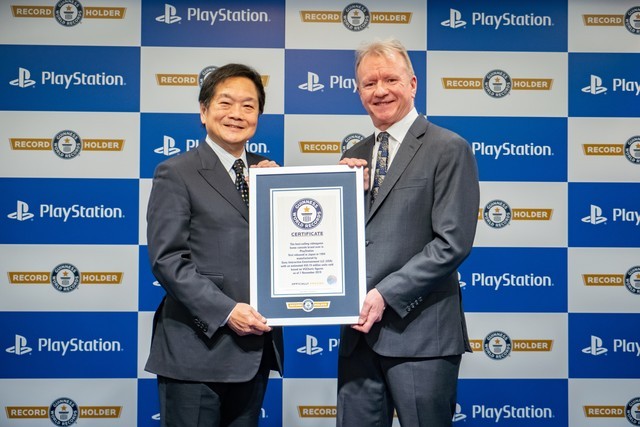 playstation获吉尼斯纪录4台主机售出超45亿台