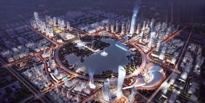 商丘新区cbd——日月新城商丘260米摩天大楼——绿地广场商丘高铁站北