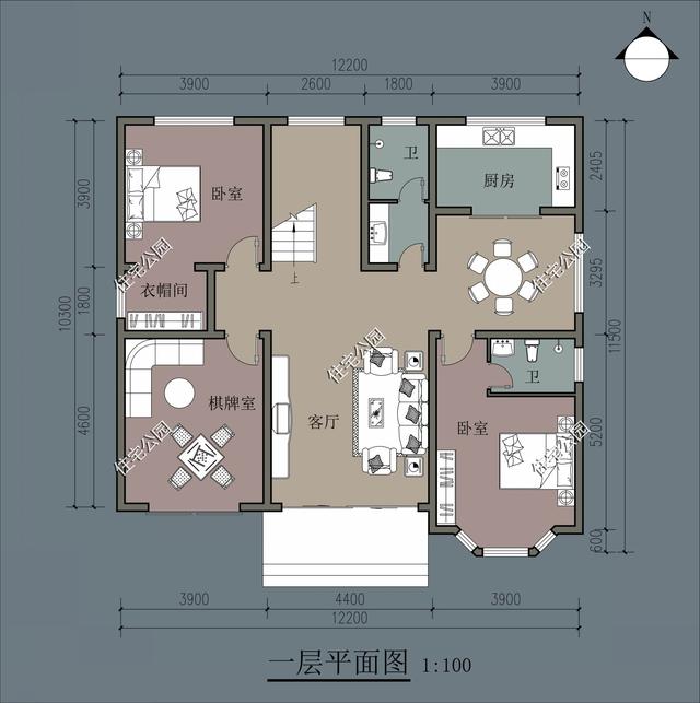 农村盖房要是没有院那还住啥人12x10米三层大院分享