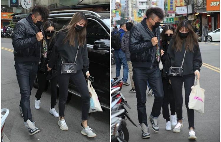 高以翔的女友bella在一男一女友人陪伴下到灵堂, 高的事业伙伴蒋珅玮