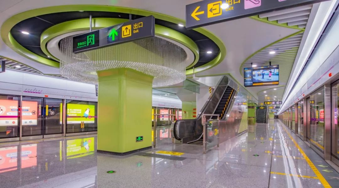 激动本月开通双流人关心的这两条地铁高清美图在此