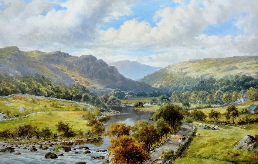 特别吸引人的自然主义风格英国艺术家williamhenrymander