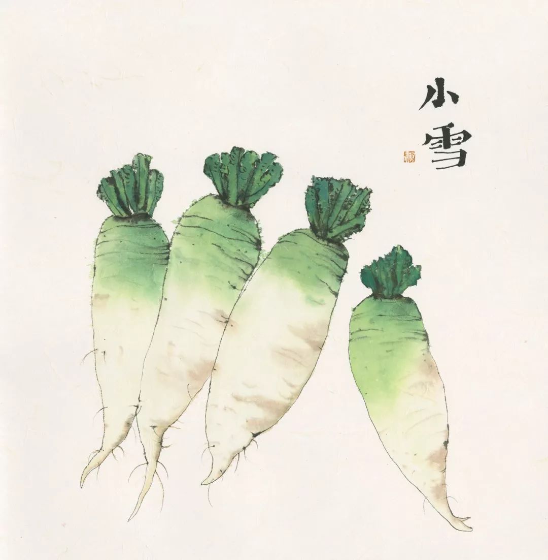 李知弥老师的画作和讲座里,我们重新挖掘了中国传统文化中二十四节气